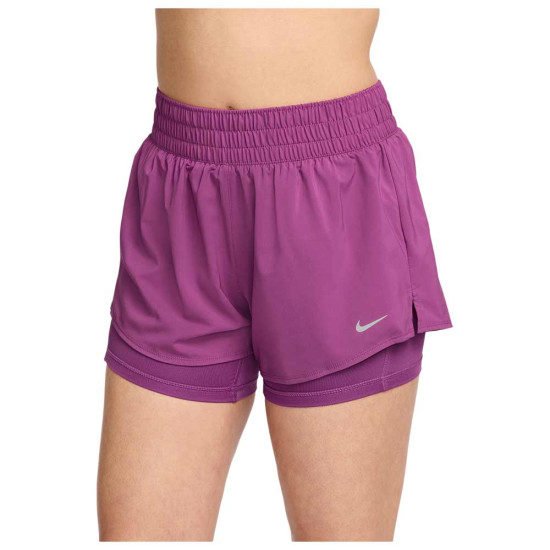 Nike Γυναικείο σορτς One Dri-FIT Mid-Rise 2in1 Shorts